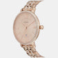 Female Rose Gold Analog Stainless Steel Watch ES3546