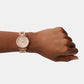 Female Rose Gold Analog Stainless Steel Watch ES4301