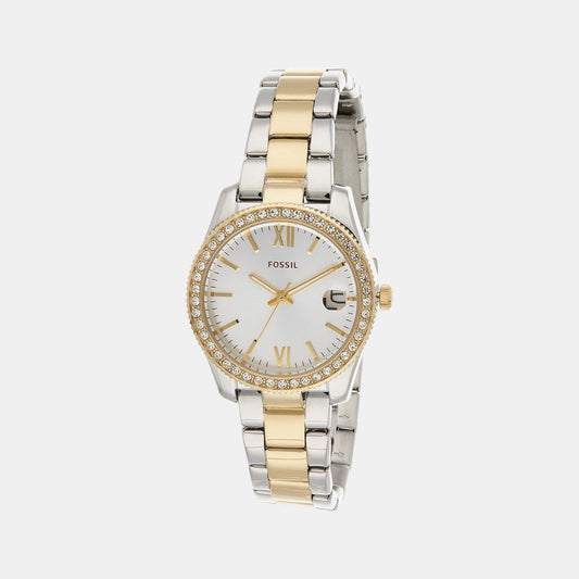 Female Silver Analog Stainless Steel Watch ES4319