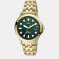 Female Green Analog Stainless Steel Watch ES4746