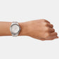 Female Silver Stainless Steel Chronograph Watch ES5108