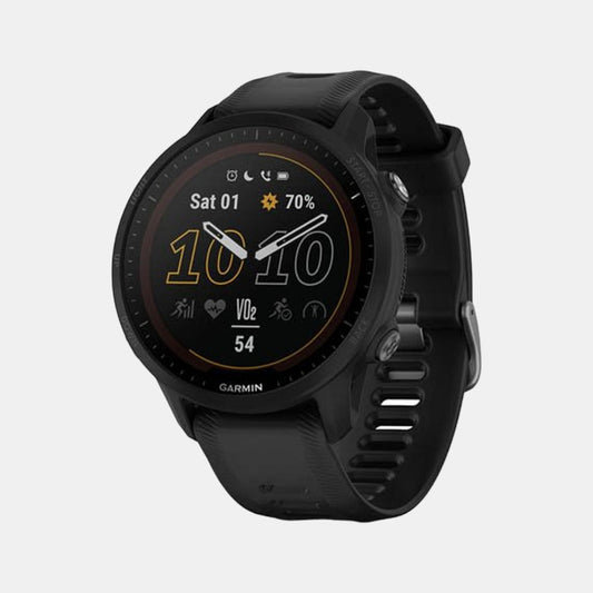 Male LCD Smart Watch FORERUNNER 955 SOLAR BLACK 010-02638-H0