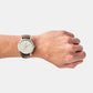 Male Cream Analog Leather Watch FS5439