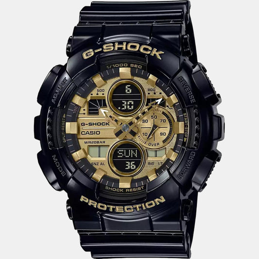 G-Shock Men Quartz Gold Dial Analog-Digital Resin Watch G1021 Casio 50 mm Round Quartz watch