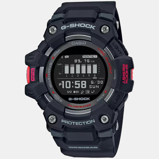 G-Shock Men Quartz Black Dial Digital Resin Watch G1040 Casio 50 mm Round Quartz watch