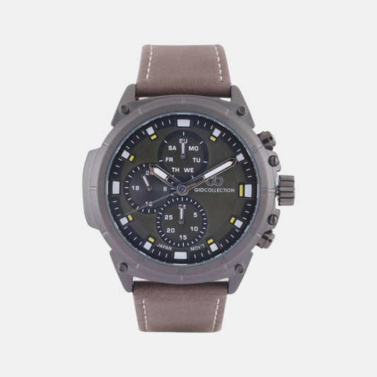G-Shock Male Leather Chronograph Watch G1043