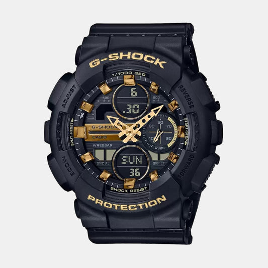 G-Shock Men Quartz Black Dial Analog-Digital Resin Watch G1060 Casio 46 mm Round Quartz watch