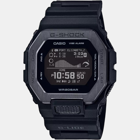 G-Shock Men Quartz Black Dial Digital Resin Watch G1125 Casio 46 mm Oval Quartz watch