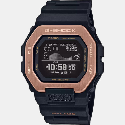 G-Shock Men Quartz Black Dial Digital Resin Watch G1126 Casio 50 mm Round Quartz watch