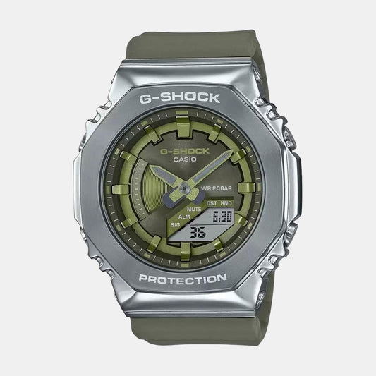 G-Shock Women Quartz Green Dial Analog-Digital Resin Watch G1163 casio-resin-green-analog-digital-womens-watch-watch-g1163