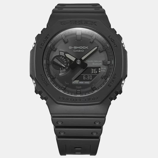 G-Shock Men Quartz Black Dial Analog-Digital Resin Watch G1242 Casio 45 mm Round Quartz watch