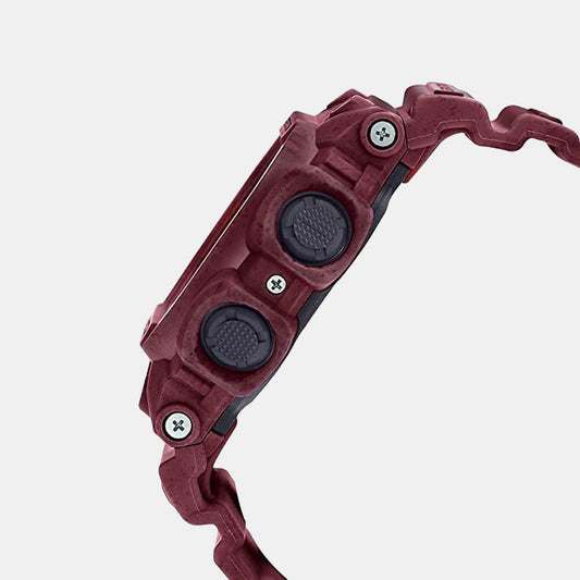 G-Shock Men Quartz Black Dial Digital Resin Watch G1262 Casio 49 mm Rectangular Quartz watch