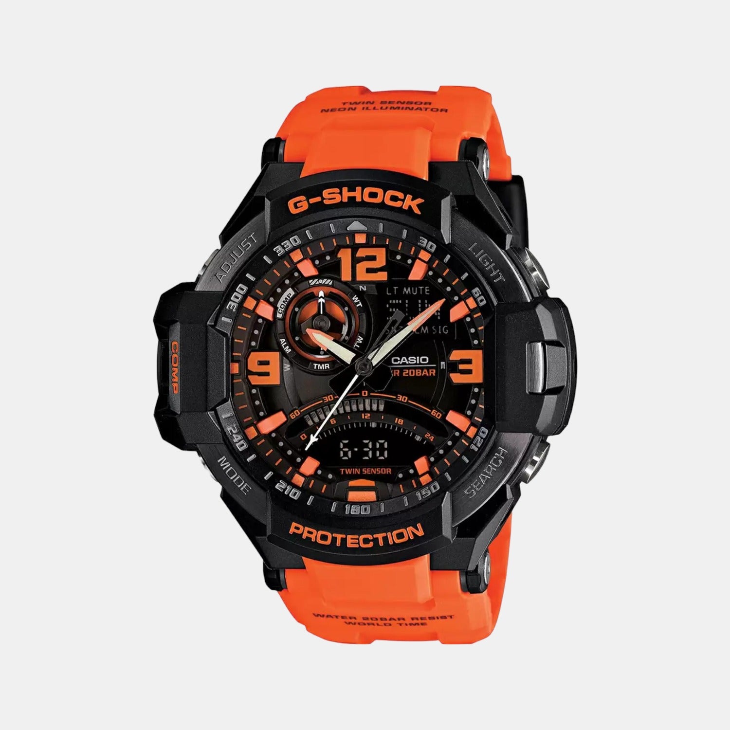 G-Shock Male Analog-Digital Resin Watch G468