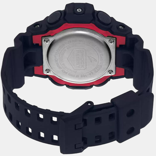 G-Shock Men Quartz Black Dial Analog-Digital Resin Watch G714 Casio 58 mm Round Quartz watch