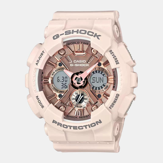 G-Shock Women Quartz Silver Dial Analog-Digital Resin Watch G732 casio-resin-silver-analog-digital-womens-watch-watch-g732