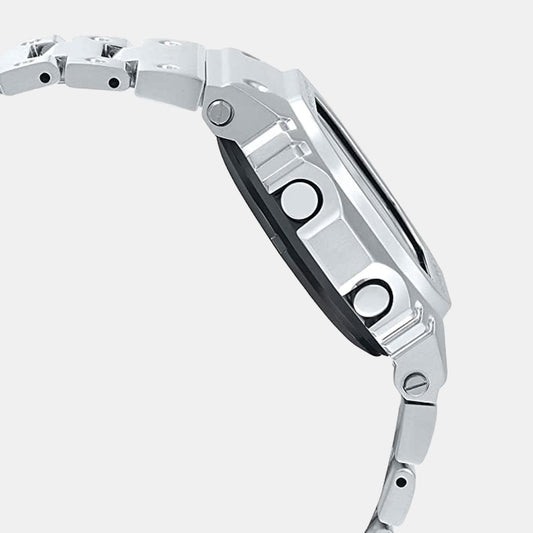 G-Shock Men Quartz Black Dial Digital Stainless Steel Watch G842 Casio 44 mm Oval Quartz watch