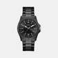 Male Black Analog Stainless Steel Watch GW0207G2