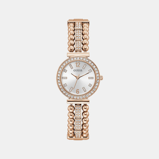 Female Rose Gold Analog Stainless Steel Watch GW0401L3