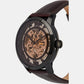 Male Brown Analog Leather Automatic Watch ME3098