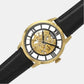 Male Black Analog Leather Automatic Watch ME3210