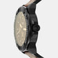 Male Black Analog Leather Automatic Watch ME3219