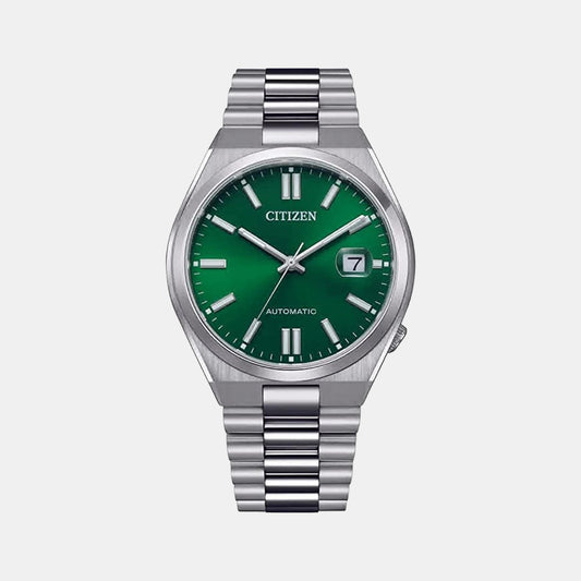 Male Green Analog Stainless Steel Watch NJ0150-81X