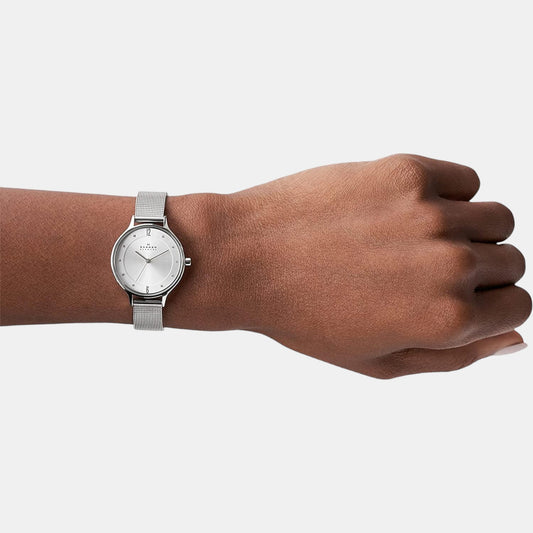 Anita Lille Women Quartz Silver Dial Analog Stainless Steel Watch SKW2149 Skagen 30 mm Round Quartz watch