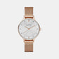Female Silver Analog Stainless Steel Watch SKW2151