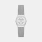 Female White Analog Stainless Steel Watch SKW3038