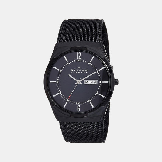 Male Black Analog Stainless Steel Watch SKW6006