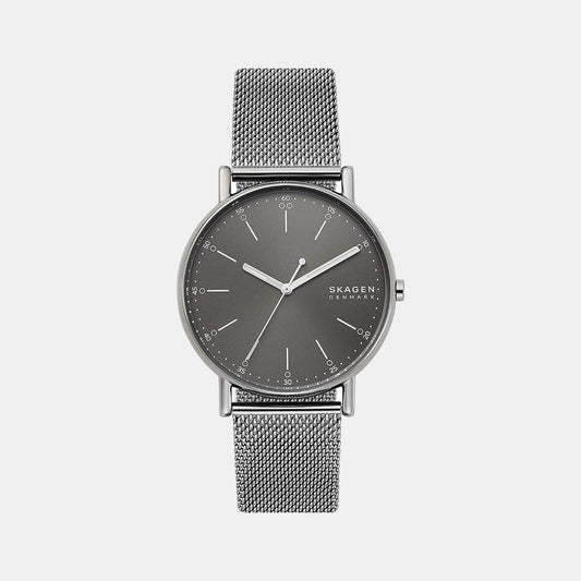 Male Grey Analog Stainless Steel Watch SKW6577