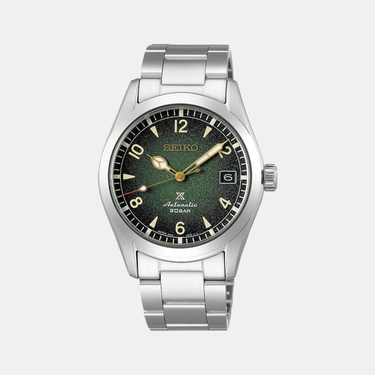 Male Green Analog Stainless Steel Watch SPB155J1