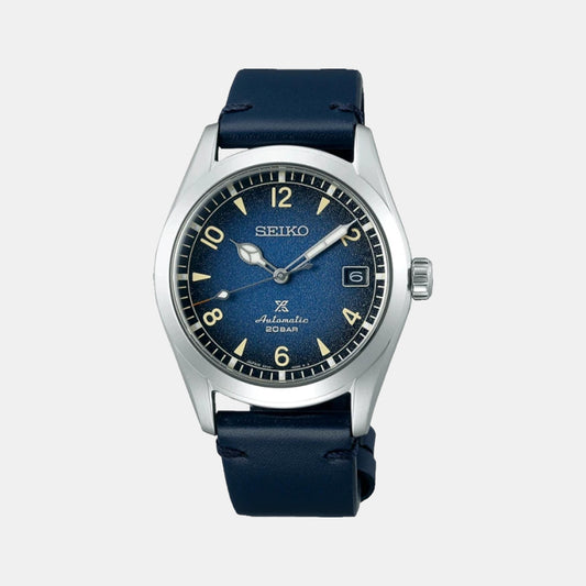 Prospex Male Blue Analog Leather Watch SPB157J1