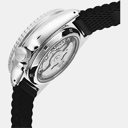 5 Sports Men Automatic Blue Dial Analog Silicone Watch SRPD71K2 Seiko 43 mm Round Automatic watch