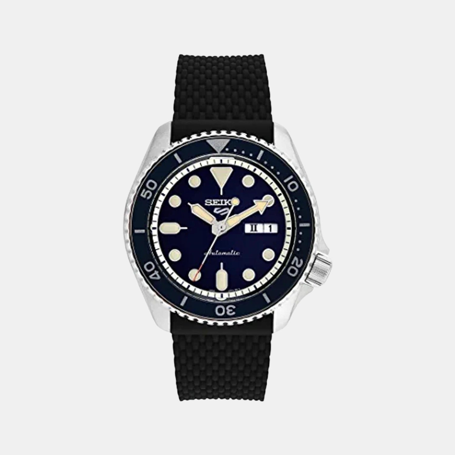 Male Blue Analog Stainless Steel Watch SRPD71K2