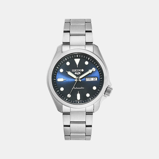 Male Blue Analog Stainless Steel Watch SRPE53K1