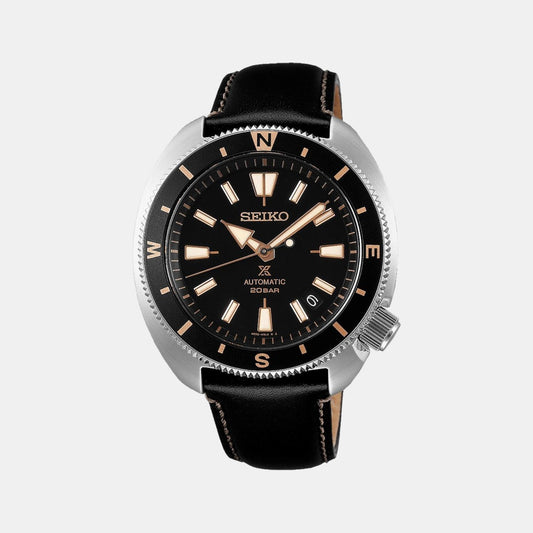 Prospex Male Black Analog Leather Watch SRPG17K1