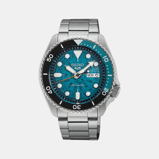 Male Blue Analog Stainless Steel Automatic Watch SRPJ45K1