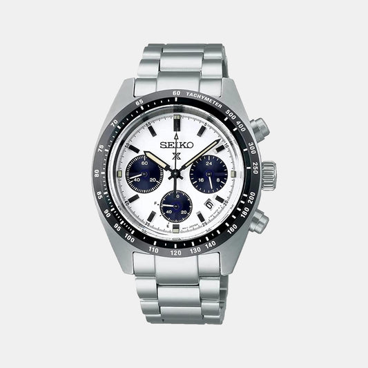 Prospex Male White Stainless Steel Chronograph Watch SSC813P1