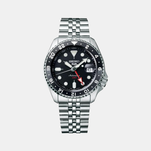 Male Black Analog Stainless Steel Watch SSK001K1