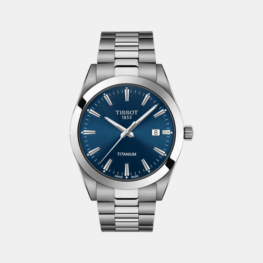 Gentleman Male Analog Titanium Watch T1274104404100