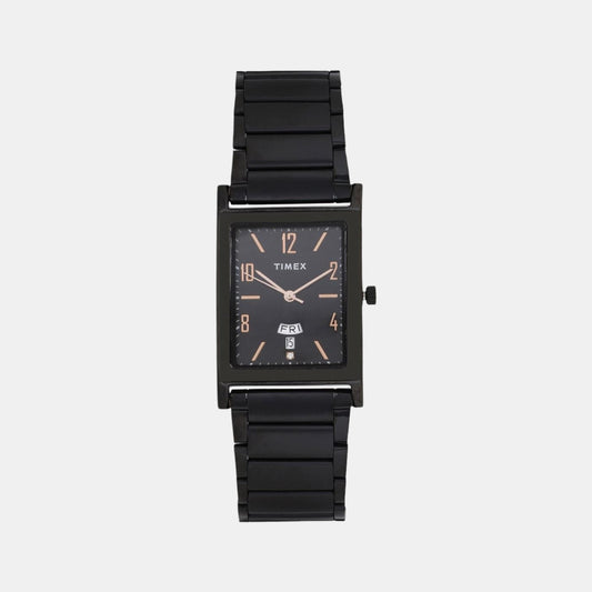 Male Black Analog Stainless Steel Watch TW000L521