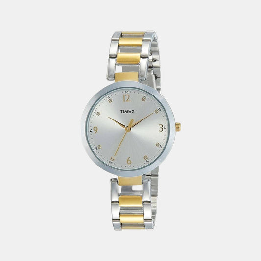 Female Silver Analog Stainless Steel Watch TW000X200