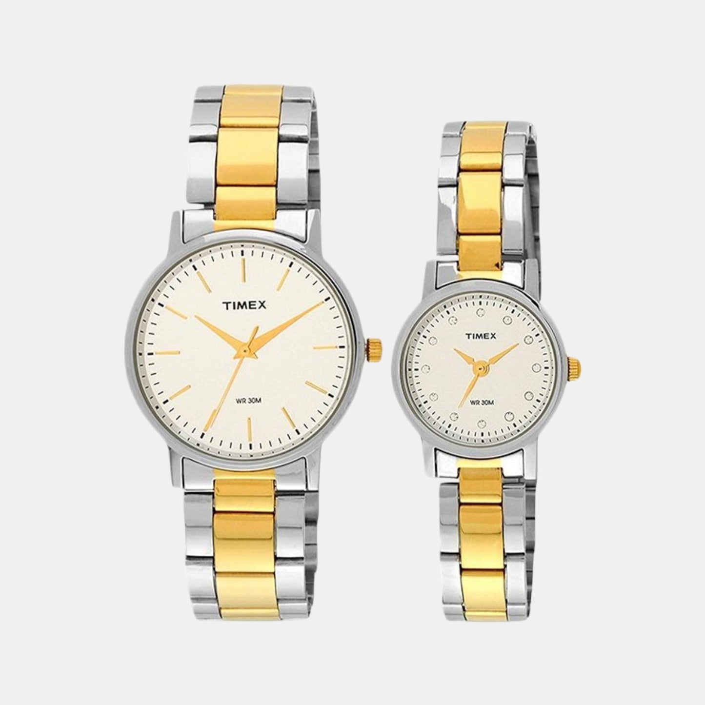 Couple Silver Couple Analog Stainless Steel Watch TW00PR197
