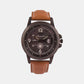 Male Grey Analog Leather Watch TW023HG14