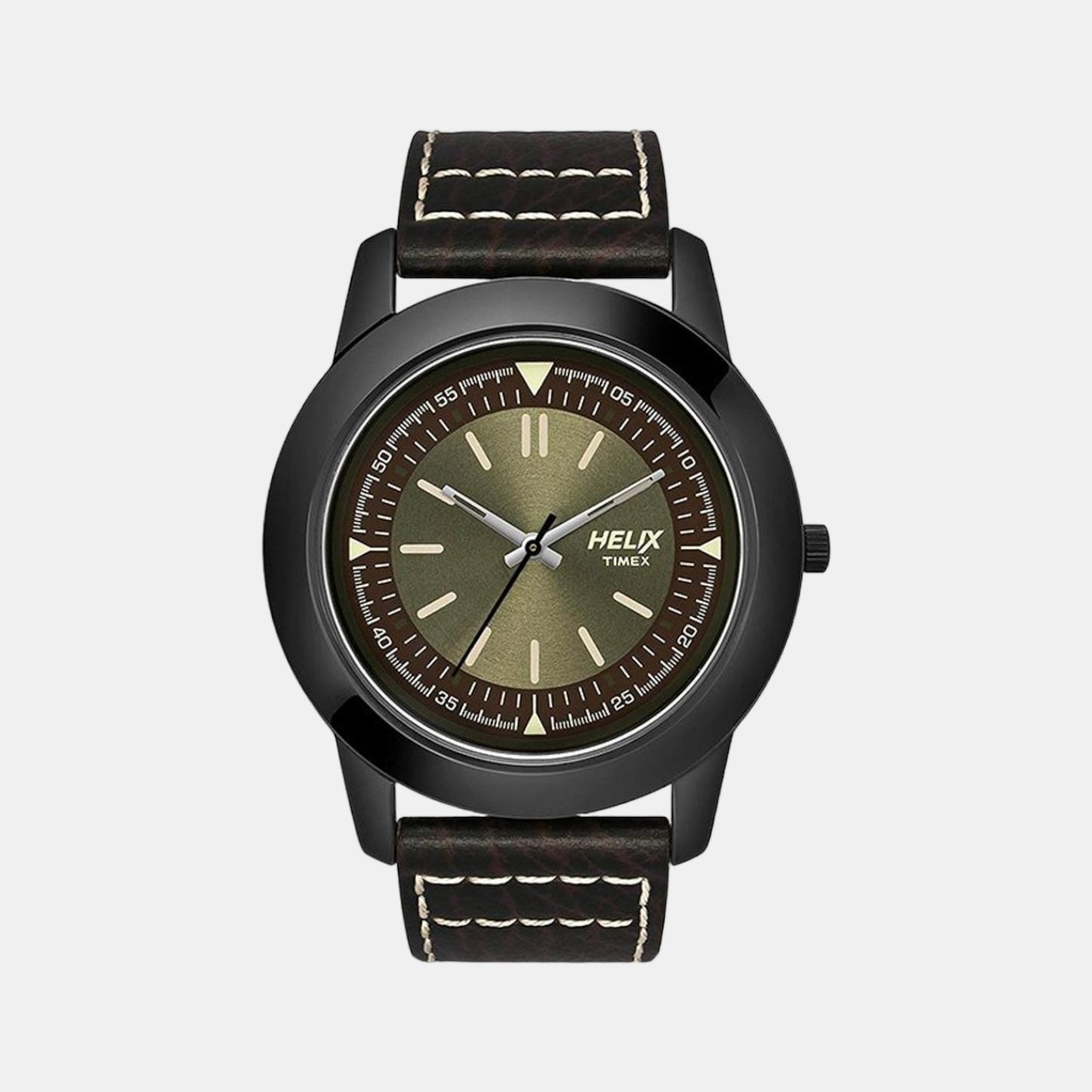 Male Analog Leather Watch TW028HG07