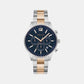 Male Blue Stainless Steel Chronograph Watch V205GUCLSH