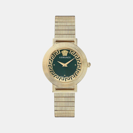 Female Green Analog Stainless Steel Watch VE3D00522