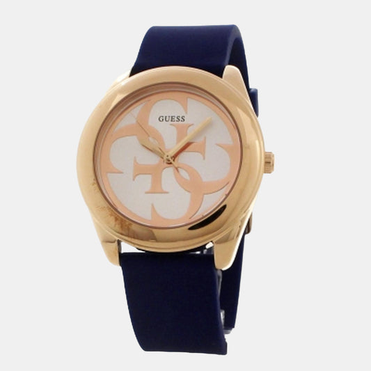 G Twist Women Quartz White Dial Analog Silicone Watch W0911L6 Guess Round Quartz Analog Women watch