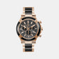 Male Black Stainless Steel Chronograph Watch Y89002G2MF